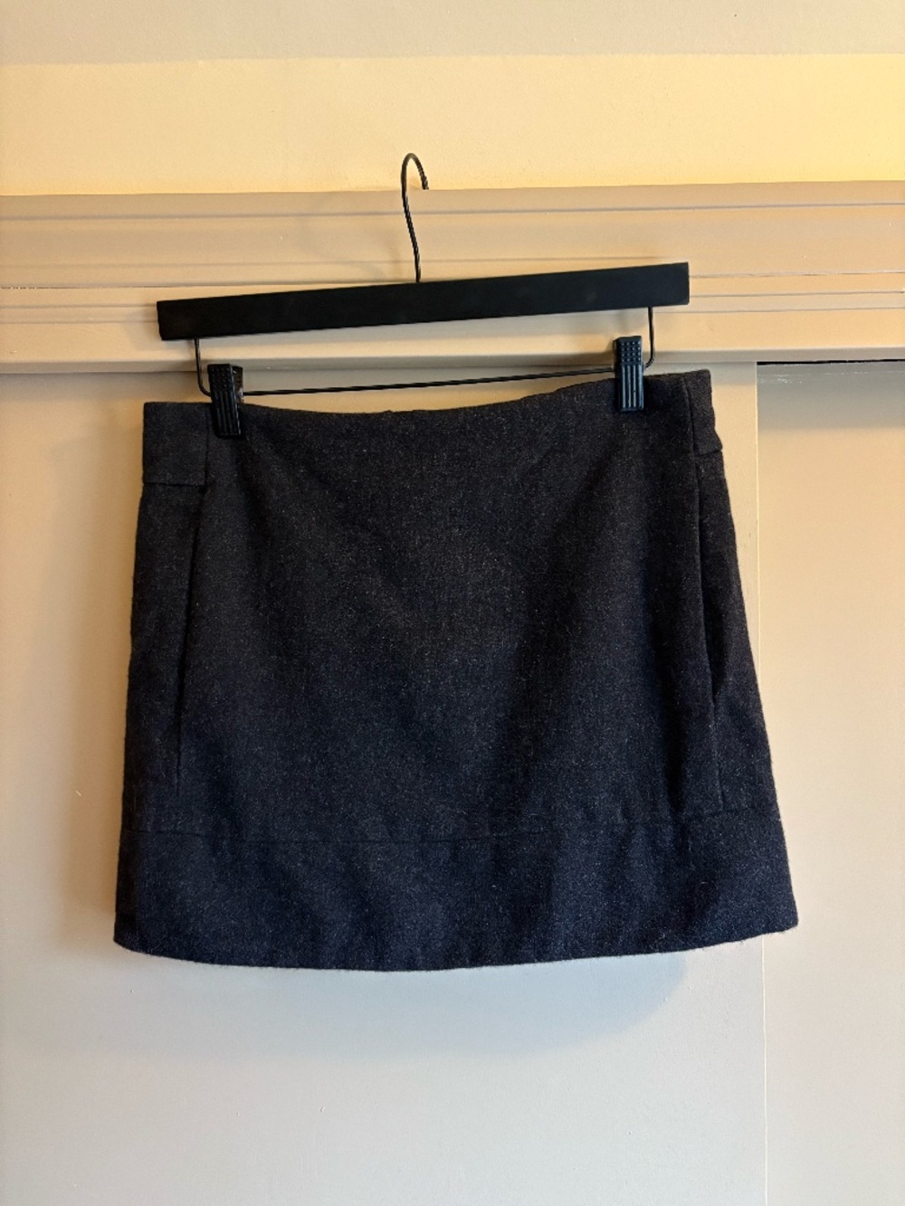 J Crew wool lined mini skirt Size 4